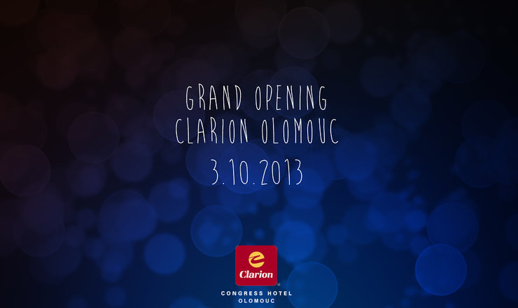CLARION CONGRESS HOTEL OLOMOUC  SLAVNOSTNĚ OTEVŘEN!
